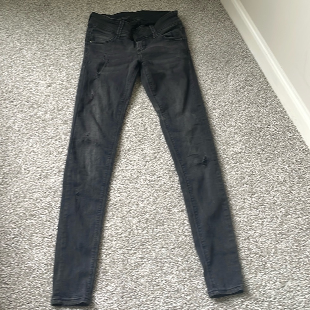 Xs stretch jeans faded black bought in Germany skinny leg low rise